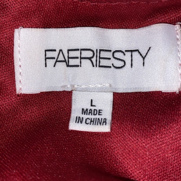 Faeriesty Red Sequin Formal Gown - Picture 11 of 15